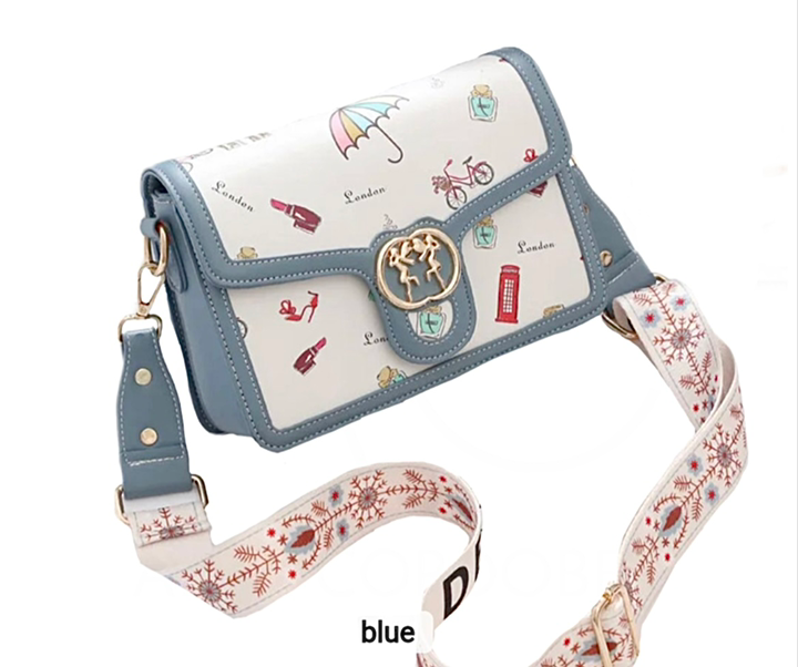 ロンドン風デザインのおしゃれなショルダーバッグ。かわいいバッグで毎日をもっと楽しく！
