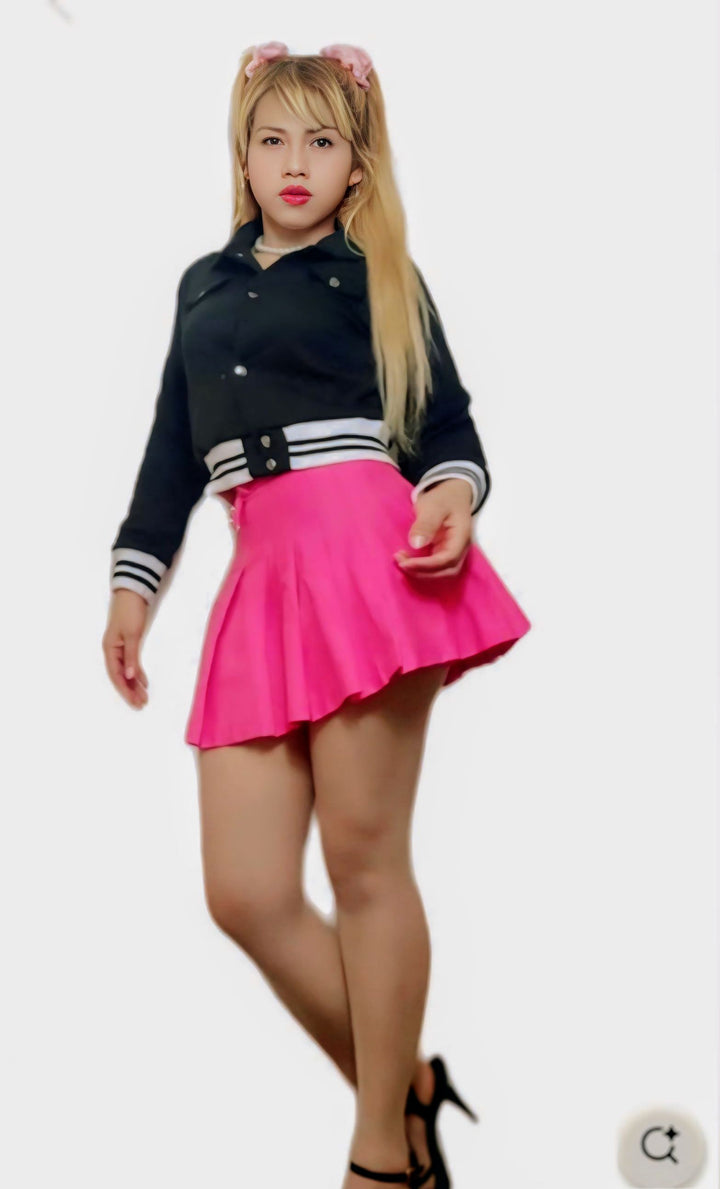 レディースショートボンバージャケット